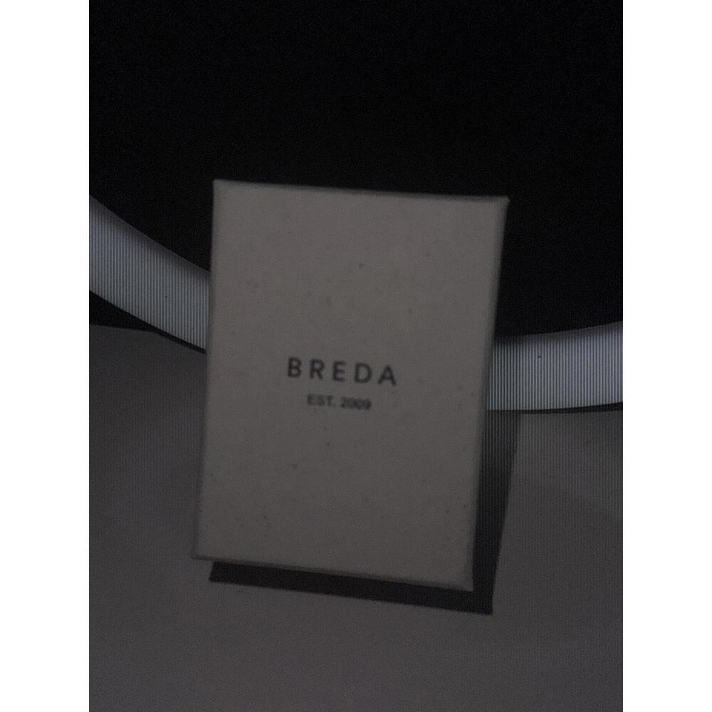 Breda Square Watch with Brown Leather Strap